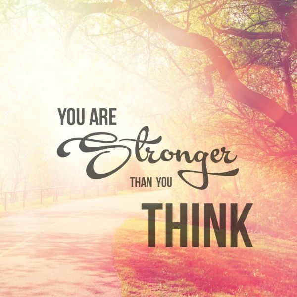 You are stronger than you think