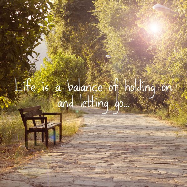 Life is a balance of ....