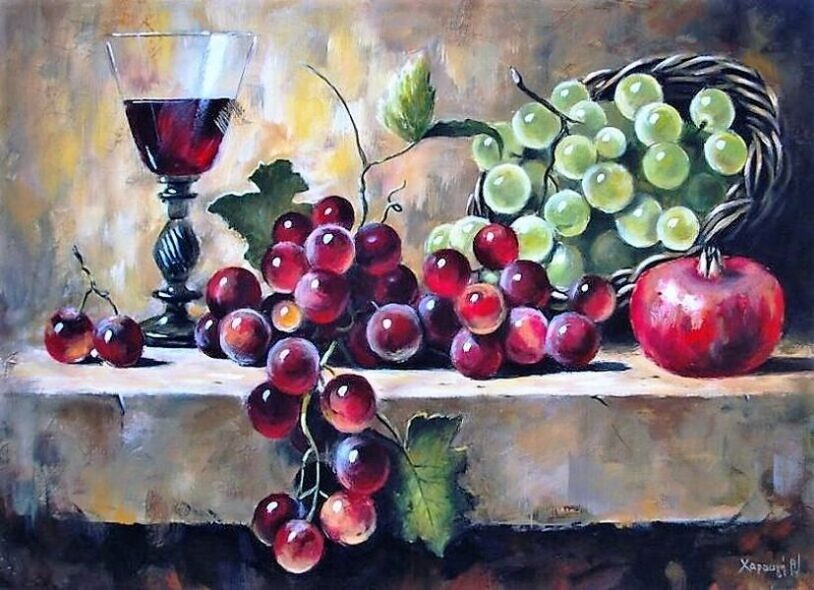 Οίνος και φρούτα – Χαραυγή