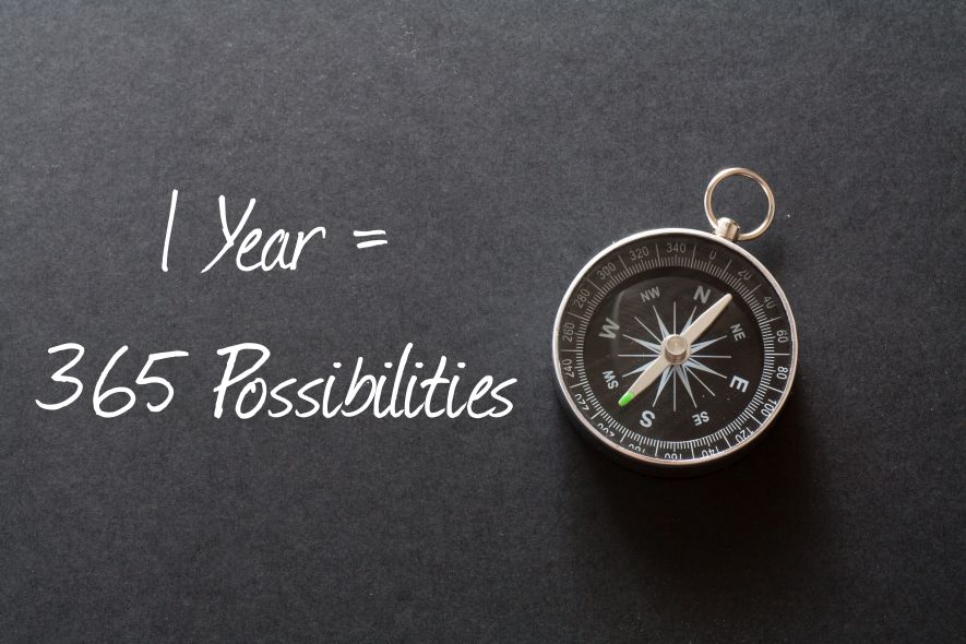 1 year = 365 possibilities