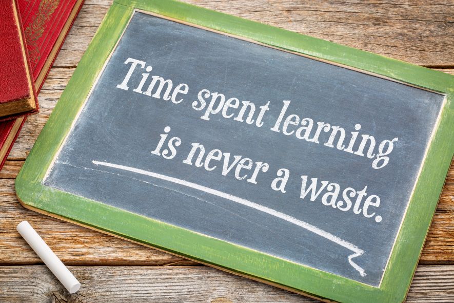 Time spent learning...