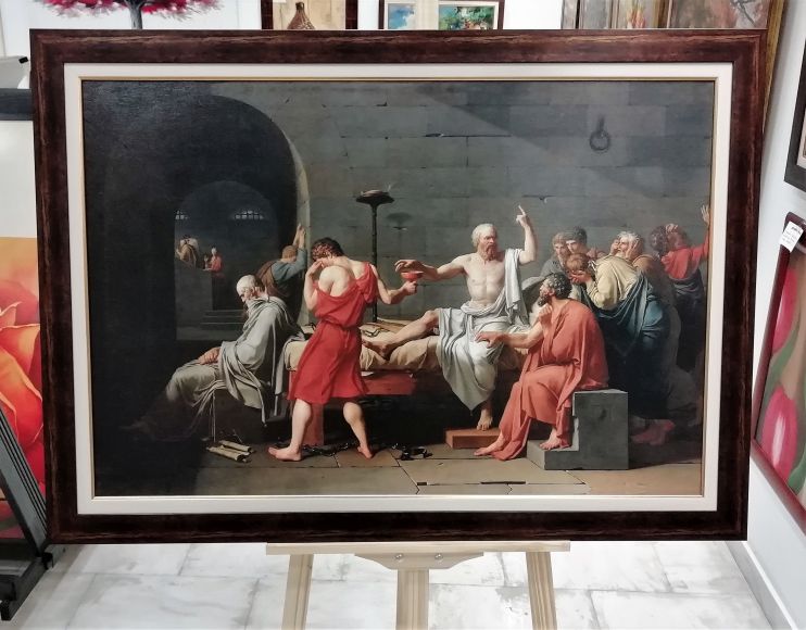 The death of Socrates – Jacques Louis David