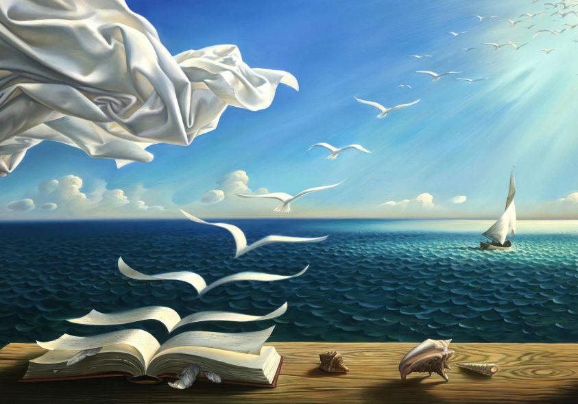 The wave book - Salvador Dali