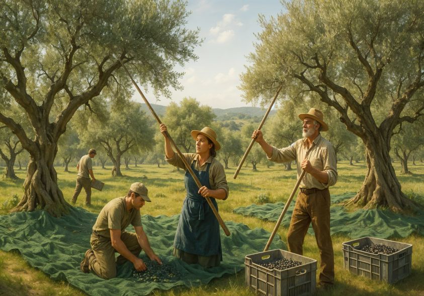 Συγκομιδή ελιάς