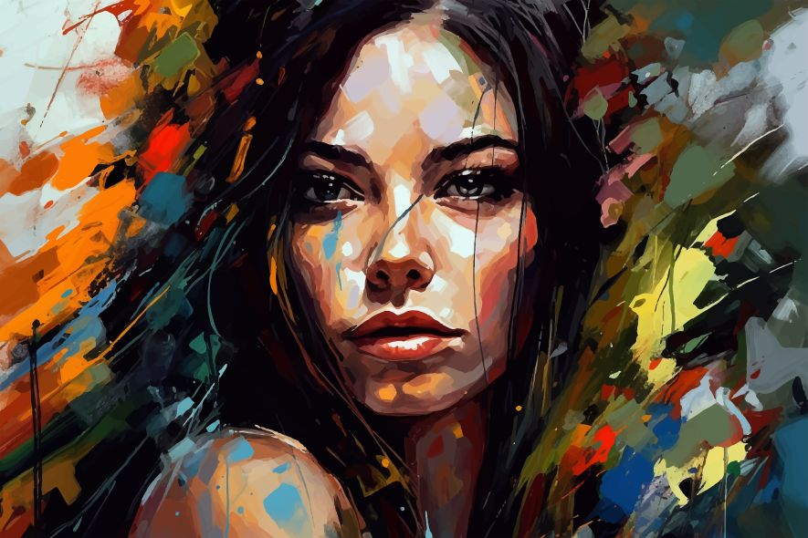 Μοντέρνο πορτραίτο γυναίκας (03)