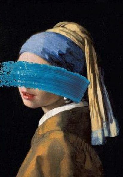 Κορίτσι με το μαργαριταρένιο σκουλαρίκι reart, (Original Vermeer)