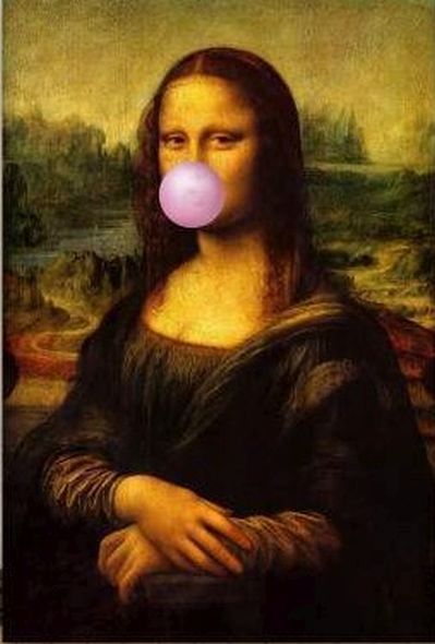 Mona Lisa, reart (original Leonardo da Vinci)