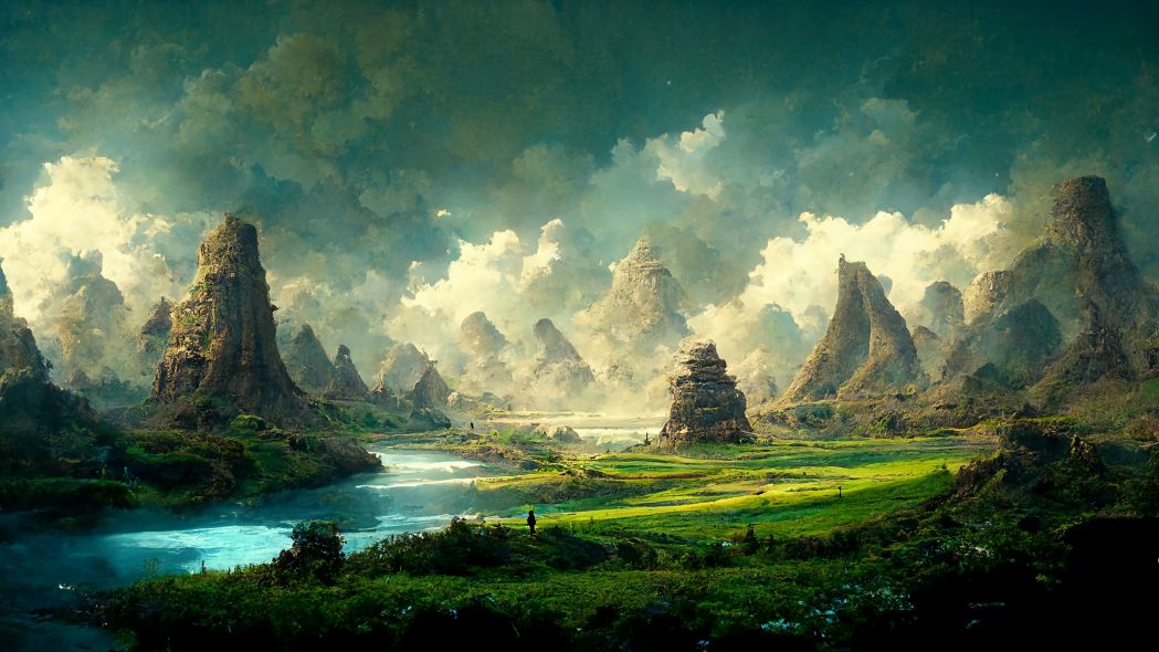 Fantasy landscape
