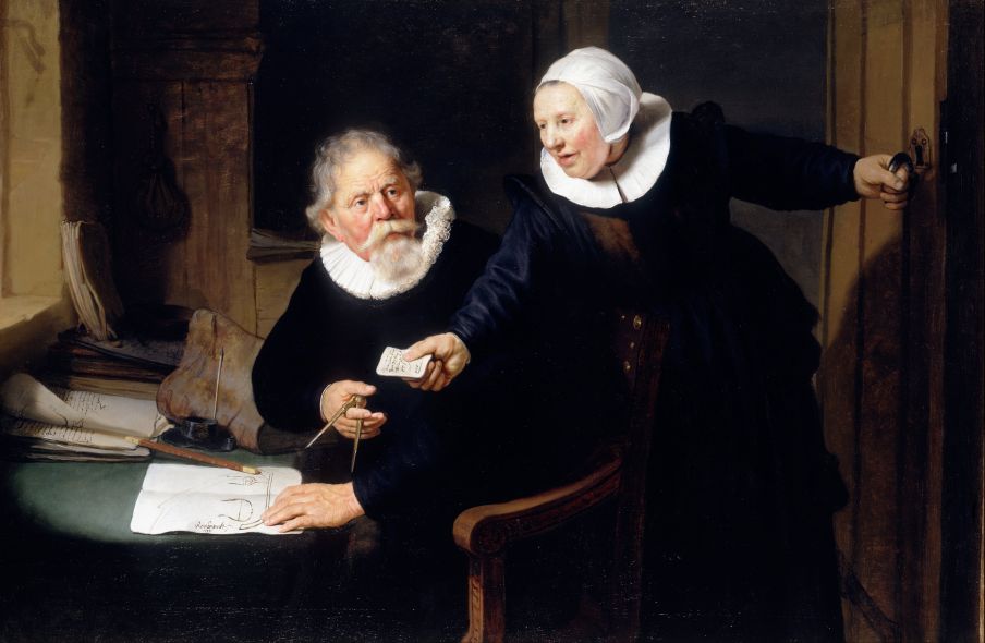 The Shipbuilder and his Wife - Rembrandt